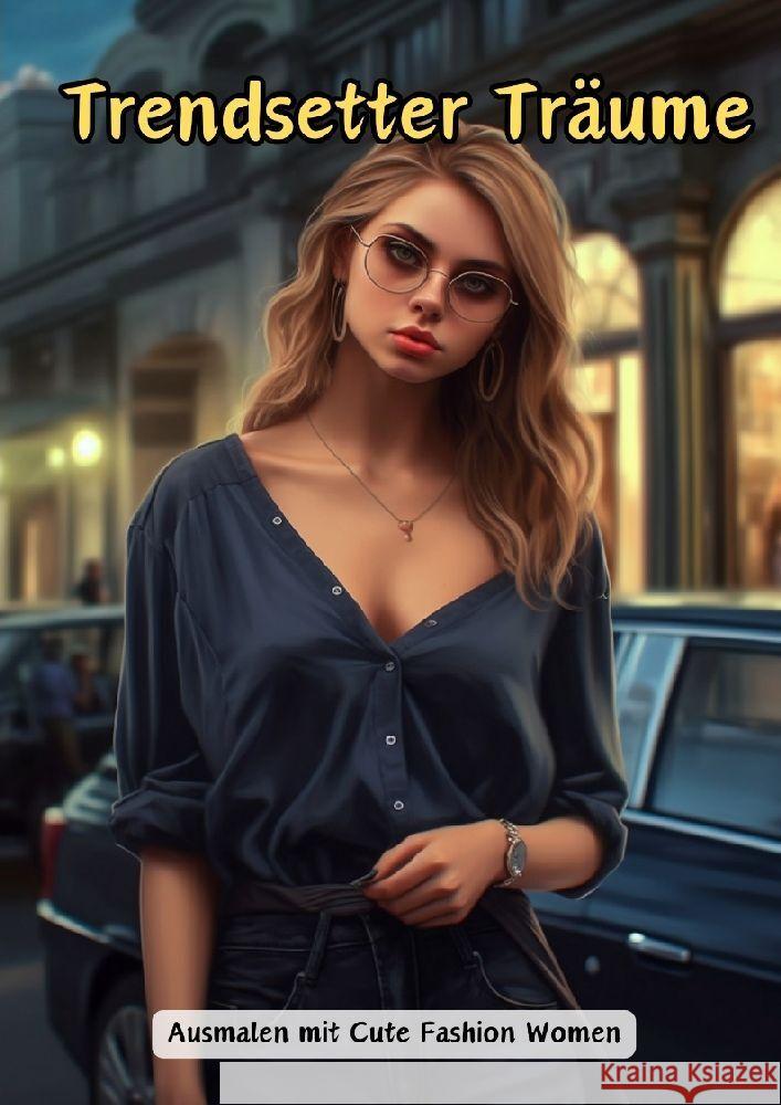 Trendsetter Tr?ume: Ausmalen mit Cute Fashion Women Maxi Pinselzauber 9783384125989 Tredition Gmbh - książka