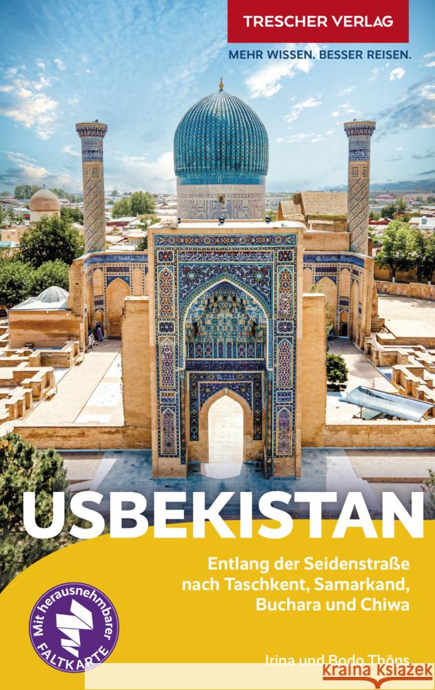 TRESCHER Reiseführer Usbekistan Thöns, Bodo, Thöns, Irina 9783897948372 Trescher Verlag - książka