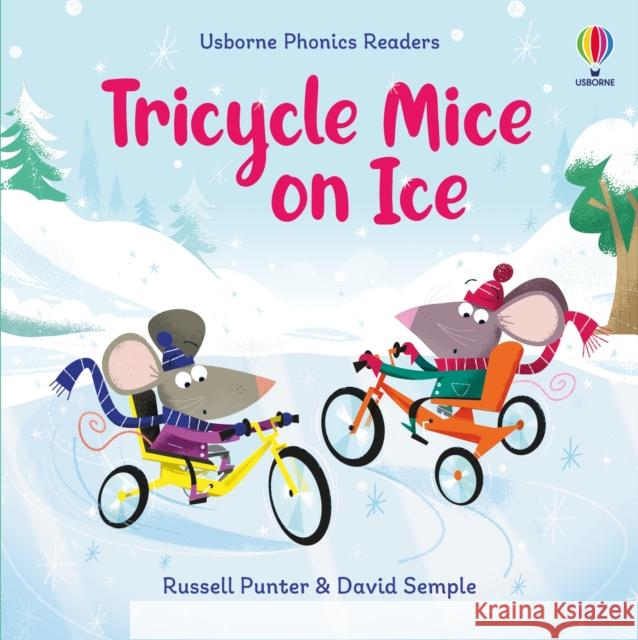 Tricycle Mice on Ice Russell Punter 9781835402078 Usborne Publishing Ltd - książka