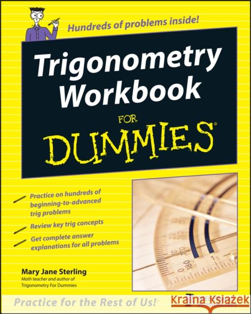 Trigonometry Workbook for Dummies Sterling, Mary Jane 9780764587818  - książka