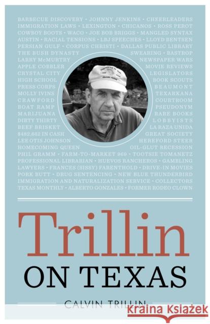 Trillin on Texas Calvin Trillin 9781477325773 University of Texas Press - książka