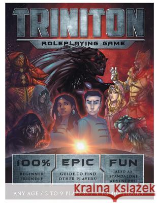Triniton: The Roleplaying Game Christian Ahlin Viktoria Majzik Luuqas Design 9789176111734 Christian Ahlin - książka