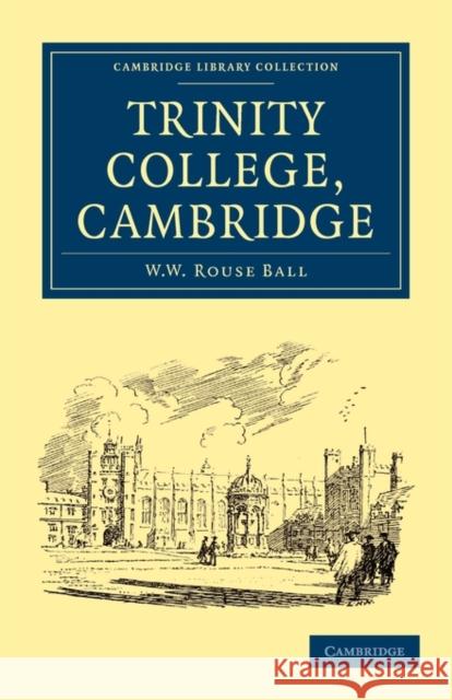 Trinity College, Cambridge Rouse Ball W New Edmun 9781108017930 Cambridge University Press - książka