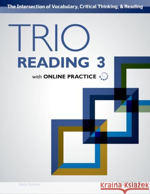 Trio Reading 3 Student Book Adams 9780194004060 Oxford University Press - książka