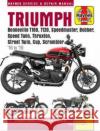 Triumph Bonneville T100, T120, Speedmaster, Bobber, Speed Twin, Thruxton, Street Twin, Cup, Scrambler (16 to 19): 16 to 19 Matthew Coombs 9781785214493 Haynes Publishing Group