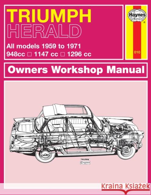 Triumph Herald Owner's Workshop Manual Haynes Publishing 9780857336026 Haynes Publishing Group - książka