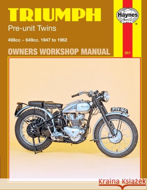 Triumph Pre-Unit Twins (47 - 62) Haynes Publishing 9780856962516 Haynes Publishing Group - książka
