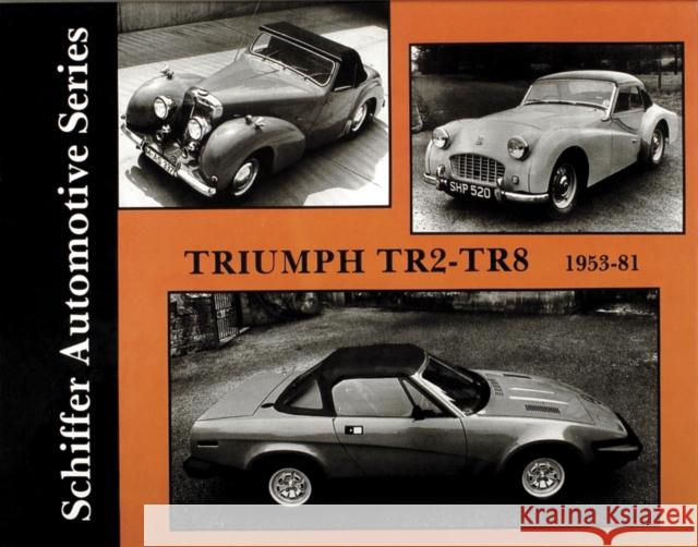 Triumph Tr2-Tr8 1953-1981 Schiffer Publishing Ltd 9780887402500 Schiffer Publishing - książka