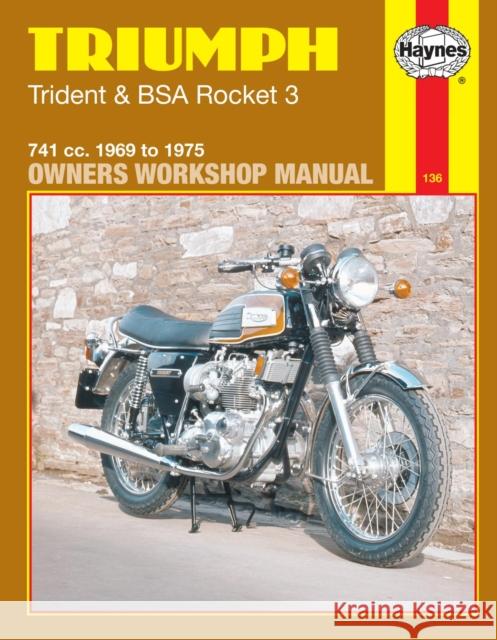 Triumph Trident & BSA Rocket 3 (69 - 75) Haynes Publishing 9780856961366 Haynes Publishing Group - książka