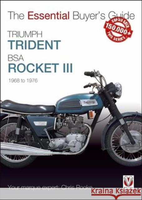 Triumph Trident & BSA Rocket III Chris Rooke 9781787113800 Veloce Publishing - książka