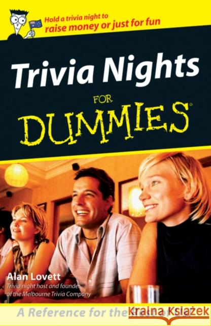 Trivia Nights for Dummies Alan Lovett 9780731405947 For Dummies - książka