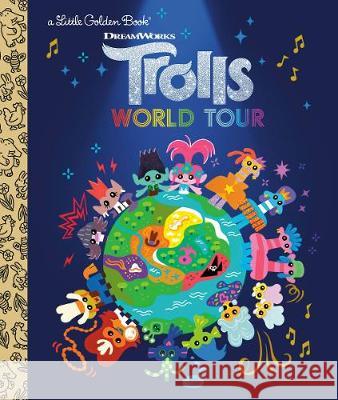 Trolls World Tour Little Golden Book (DreamWorks Trolls World Tour) David Lewman Golden Books 9780593122396 Golden Books - książka