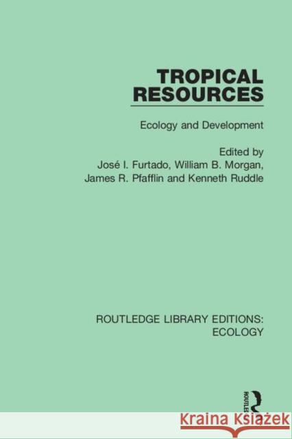 Tropical Resources: Ecology and Development Jose I. Furtado William B. Morgan James R. Pfafflin 9780367353490 Routledge - książka