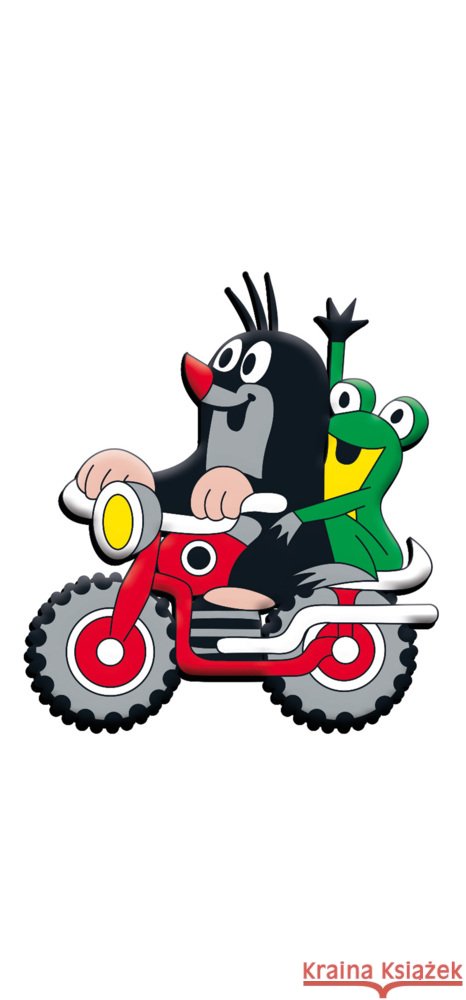 Trötsch Der kleine Maulwurf 3D-Magnet Motorrad  4251901501837 Trötsch - książka