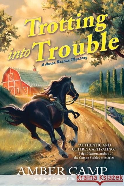 Trotting into Trouble Amber Camp 9781639105182 Crooked Lane Books - książka