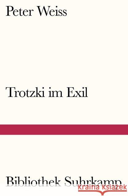 Trotzki im Exil Weiss, Peter 9783518240779 Suhrkamp - książka