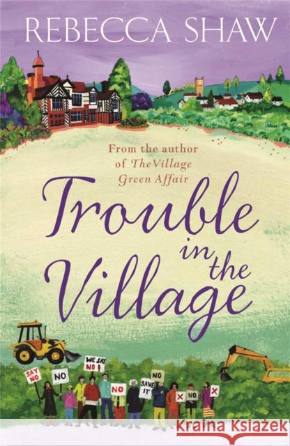 Trouble in the Village Rebecca Shaw 9780752837604  - książka