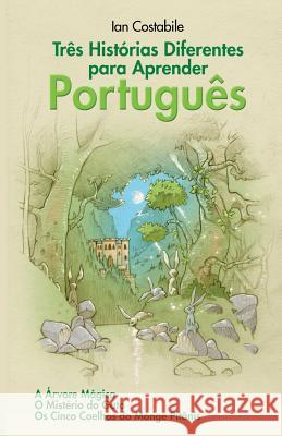 Três Histórias Diferentes para Aprender Português: A Árvore Mágica, O Mistério do Gato, Os Cinco Coelhos do Monge Pitânis Heber, Natan 9781999749705 Artlyra Press - książka