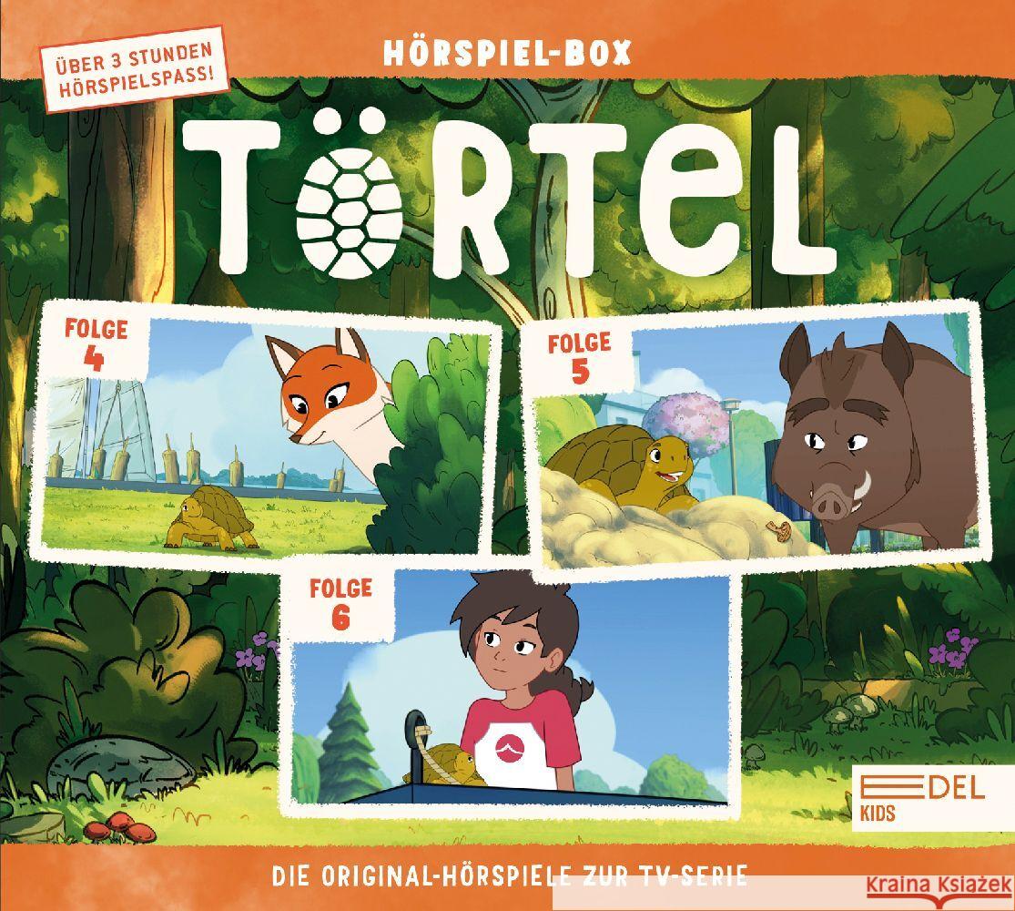 Törtel:Hörspiel-Box,Folge 4-6,Audio-CD. Tl.4-6, 3 Audio-CD  4029759196068 EDEL KIDS - książka