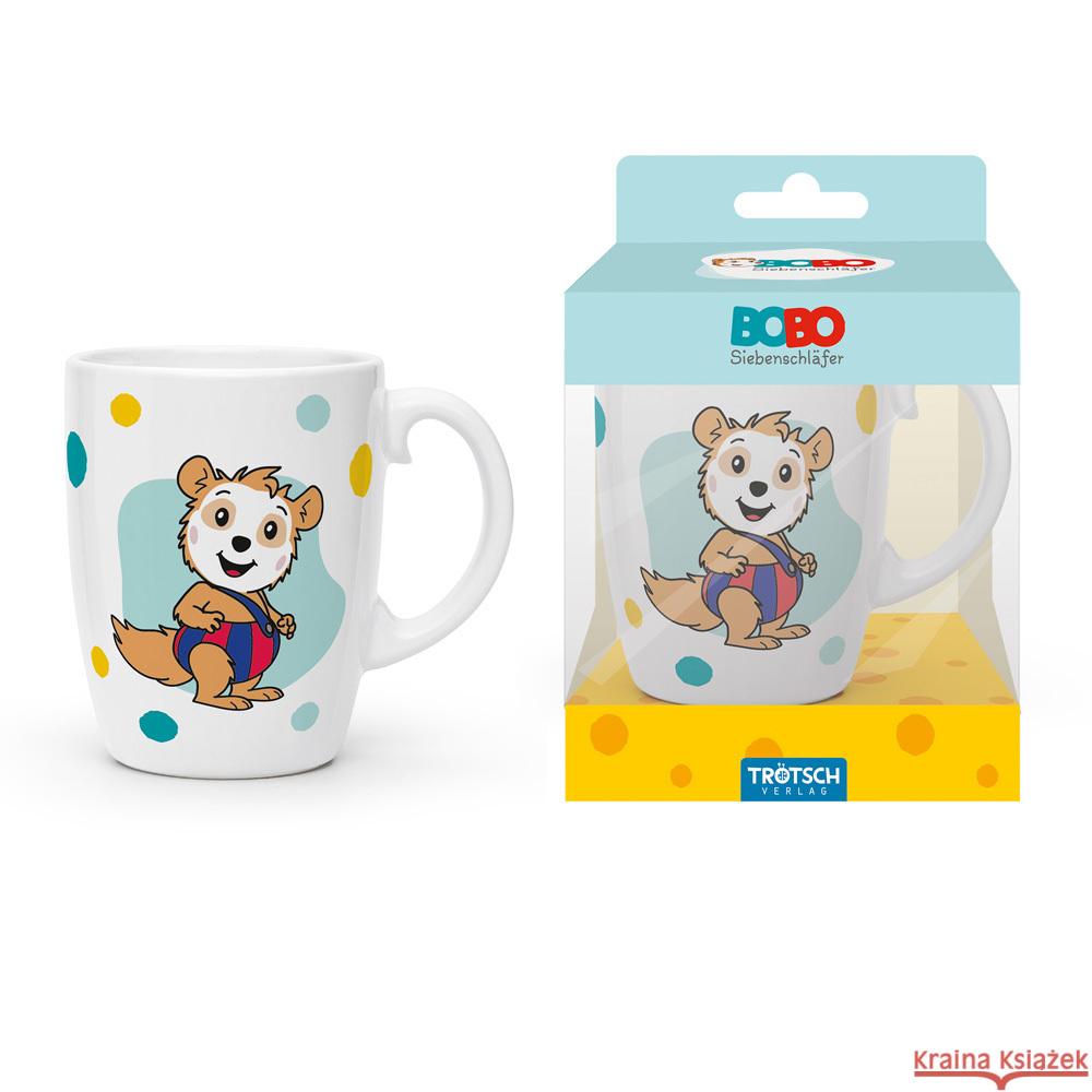 Trötsch Bobo Siebenschläfer Kindertasse blau Geschenktasse aus Porzellan  4251901505958 Trötsch - książka