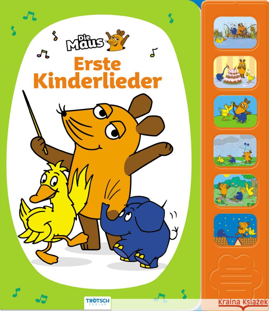 Trötsch Die Maus Soundbuch Erste Kinderlieder  9783965526228 Trötsch - książka