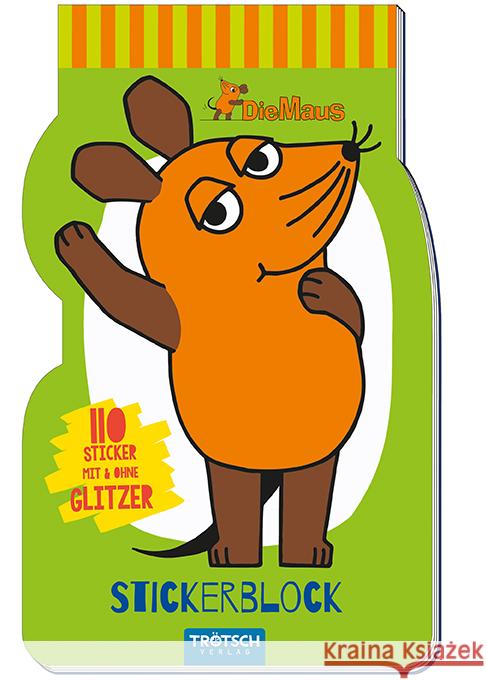 Trötsch Die Maus Stickerblock  4251901592651 Trötsch - książka