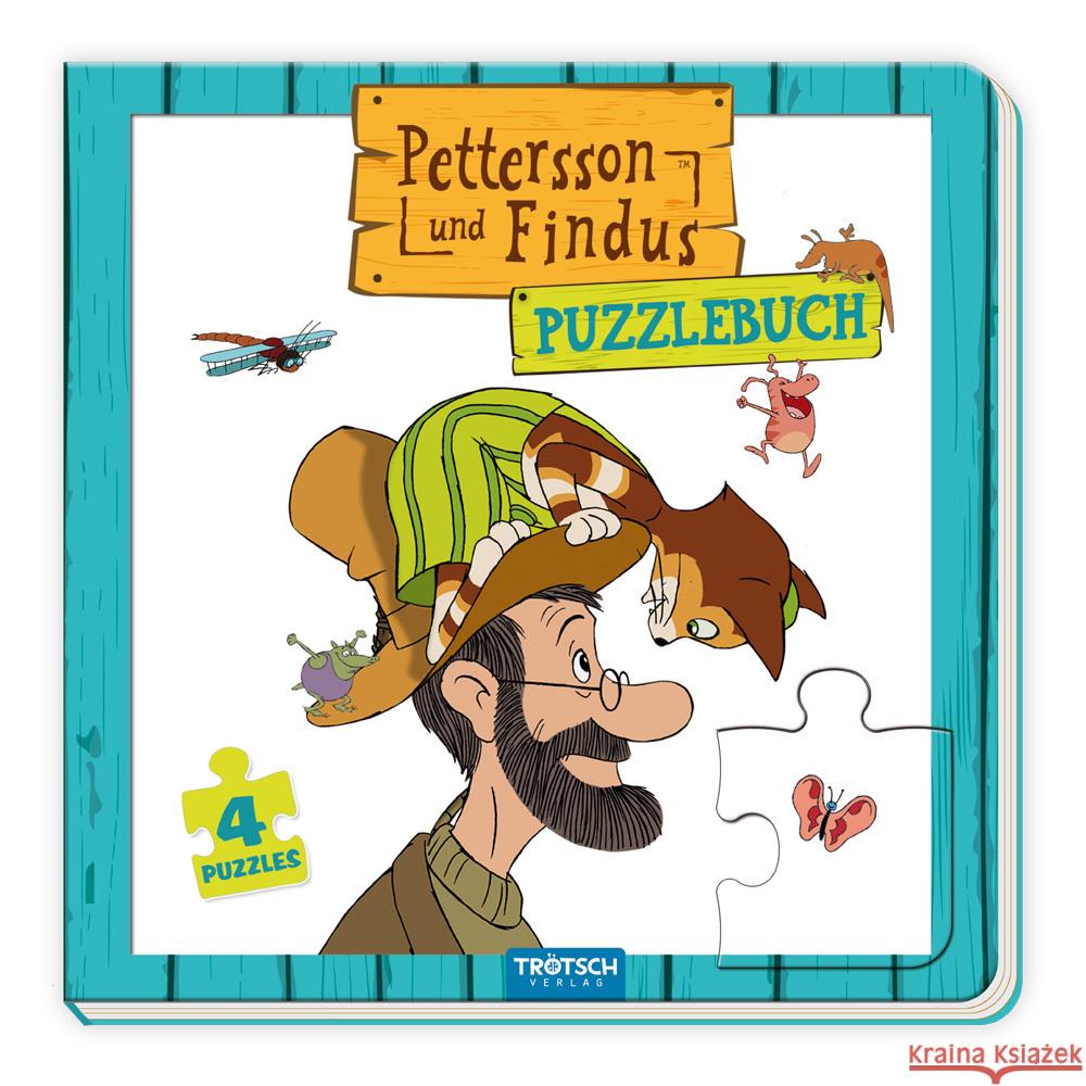 Trötsch Pettersson und Findus Pappenbuch Puzzlebuch  9783965528390 Trötsch - książka