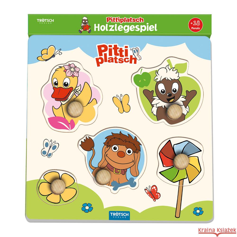 Trötsch Pittiplatsch Holzlegespiel  4251901506061 Trötsch - książka