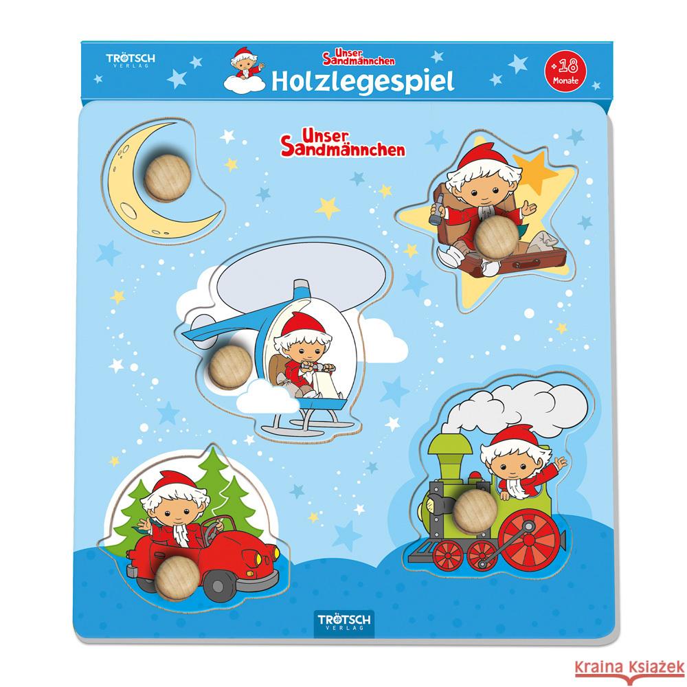 Trötsch Unser Sandmännchen Holzlegespiel Fahrzeuge  4251901506054 Trötsch - książka
