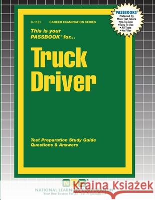 Truck Driver Passbooks 9781799311614 National Learning Corp - książka