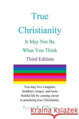 True Christianity: It May Not Be What You Think James E. Gibson 9780998877419 James E. Gibson, Freelance Writer - książka