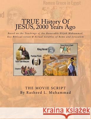 True History of Jesus 2,000 Years Ago: The Movie Script Rasheed L. Muhammad 9781981149285 Createspace Independent Publishing Platform - książka