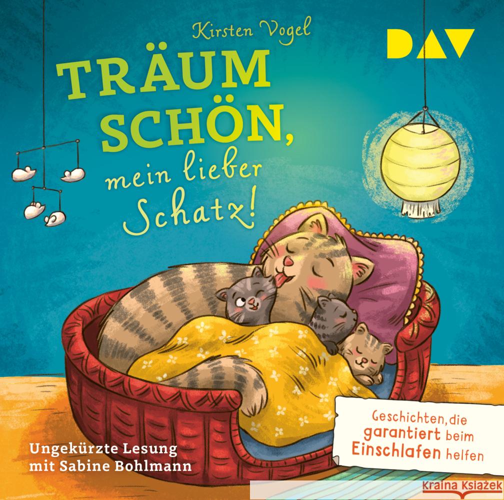 Träum schön, mein lieber Schatz! Geschichten, die garantiert beim Einschlafen helfen, 1 Audio-CD Vogel, Kirsten 9783742428233 Der Audio Verlag, DAV - książka