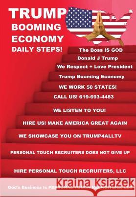 Trump Booming Economy Daily Steps Audrey Johnson Scheper 9780359266357 Lulu.com - książka