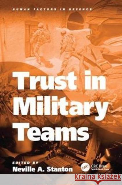 Trust in Military Teams  9781138075948 Taylor and Francis - książka