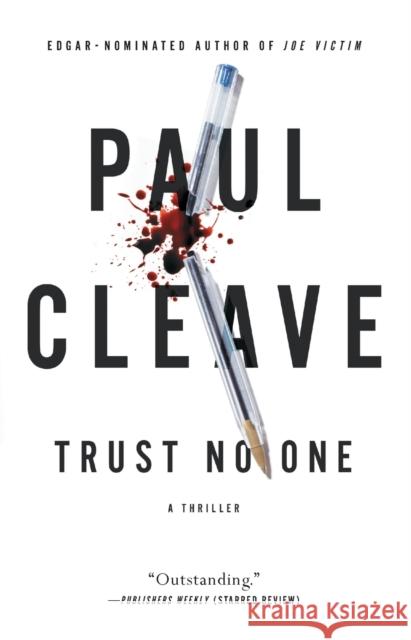 Trust No One: A Thriller Paul Cleave 9781501103674 Atria Books - książka