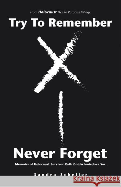 Try to Remember-Never Forget: Memoirs of Holocaust Survivor Ruth Goldschmiedova Sax Sandra Scheller 9781532045127 iUniverse - książka