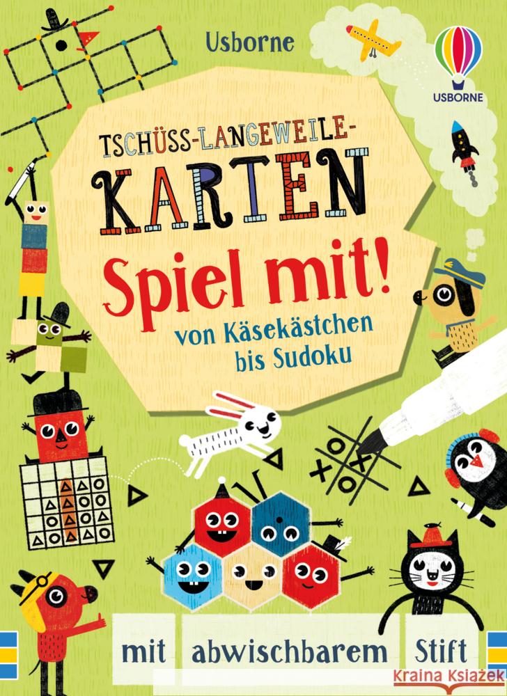 Tschüss-Langeweile-Karten: Spiel mit! Bone, Emily, Bowman, Lucy 9781789417517 Usborne Verlag - książka