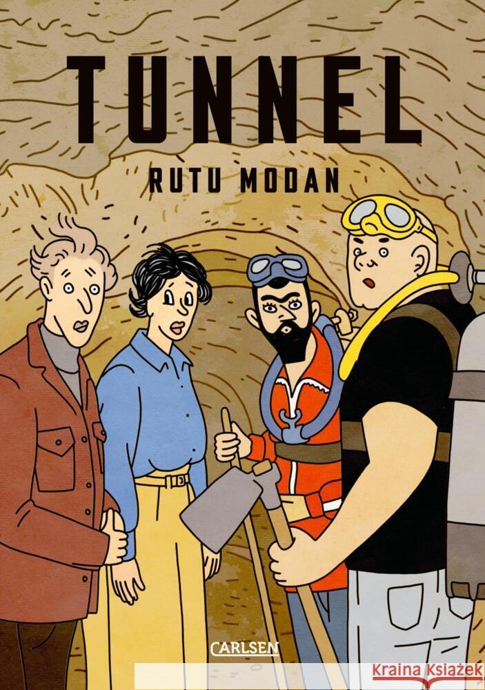 Tunnel - eine israelische Satire Modan, Rutu 9783551785923 Carlsen Comics - książka