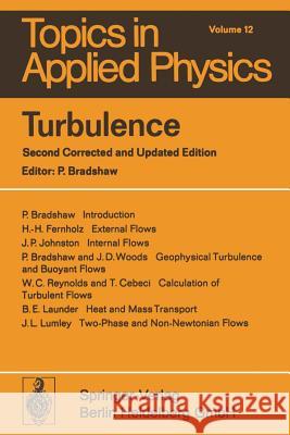 Turbulence P. Bradshaw 9783540088646 Springer-Verlag Berlin and Heidelberg GmbH &  - książka