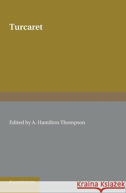 Turcaret Alain-Rene Lesage Alexander Hamilton Thompson  9781107620070 Cambridge University Press - książka