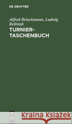 Turnier-Taschenbuch Brinckmann, Alfred 9783111106441 Walter de Gruyter - książka