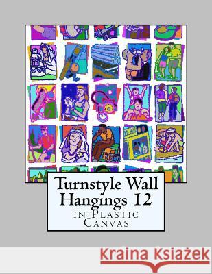 Turnstyle Wall Hangings 12: In Plastic Canvas Dancing Dolphin Patterns 9781985587427 Createspace Independent Publishing Platform - książka