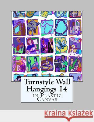 Turnstyle Wall Hangings 14: In Plastic Canvas Dancing Dolphin Patterns 9781985587540 Createspace Independent Publishing Platform - książka