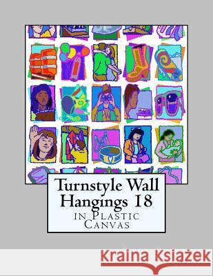 Turnstyle Wall Hangings 18: In Plastic Canvas Dancing Dolphin Patterns 9781985587779 Createspace Independent Publishing Platform - książka