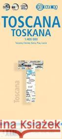 Tuscany, Toskana, Borch Map: Tuscany, Florence, Siena, Pisa, Lucca Borch GmbH 9783866093775 Borch GmbH - książka