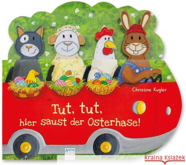 Tut, tut, hier saust der Osterhase! Kugler, Christine 9783401712949 Arena - książka