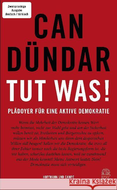 Tut was! / Bir sey yap! : Plädoyer für eine aktive Demokratie / Aktif demokrasi için çagri Dündar, Can 9783455004533 Hoffmann und Campe - książka