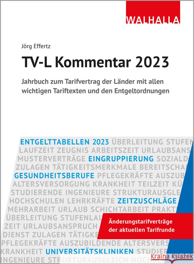 TV-L Kommentar 2023 Effertz, Jörg 9783802979149 Walhalla Fachverlag - książka