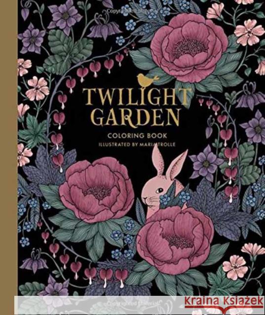 Twilight Garden Coloring Book: Published in Sweden as 